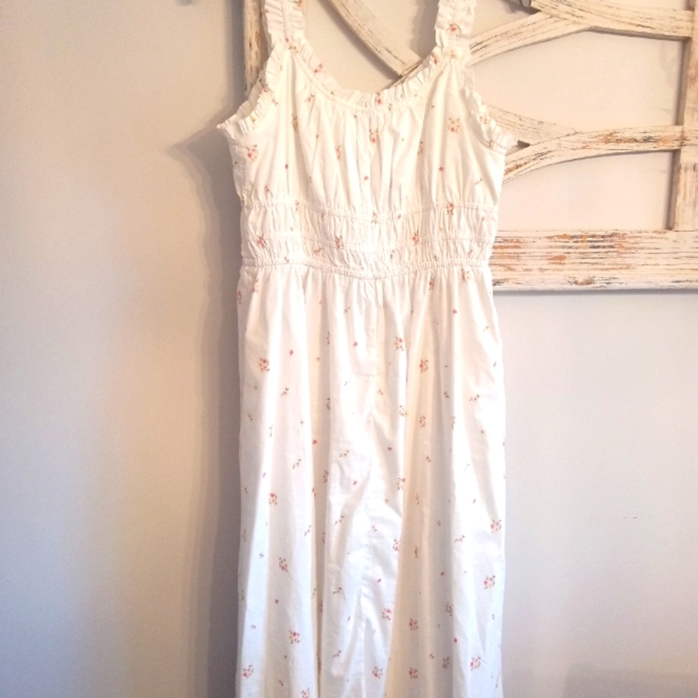White Floral Dress Sullivans Crossing Cottage Core